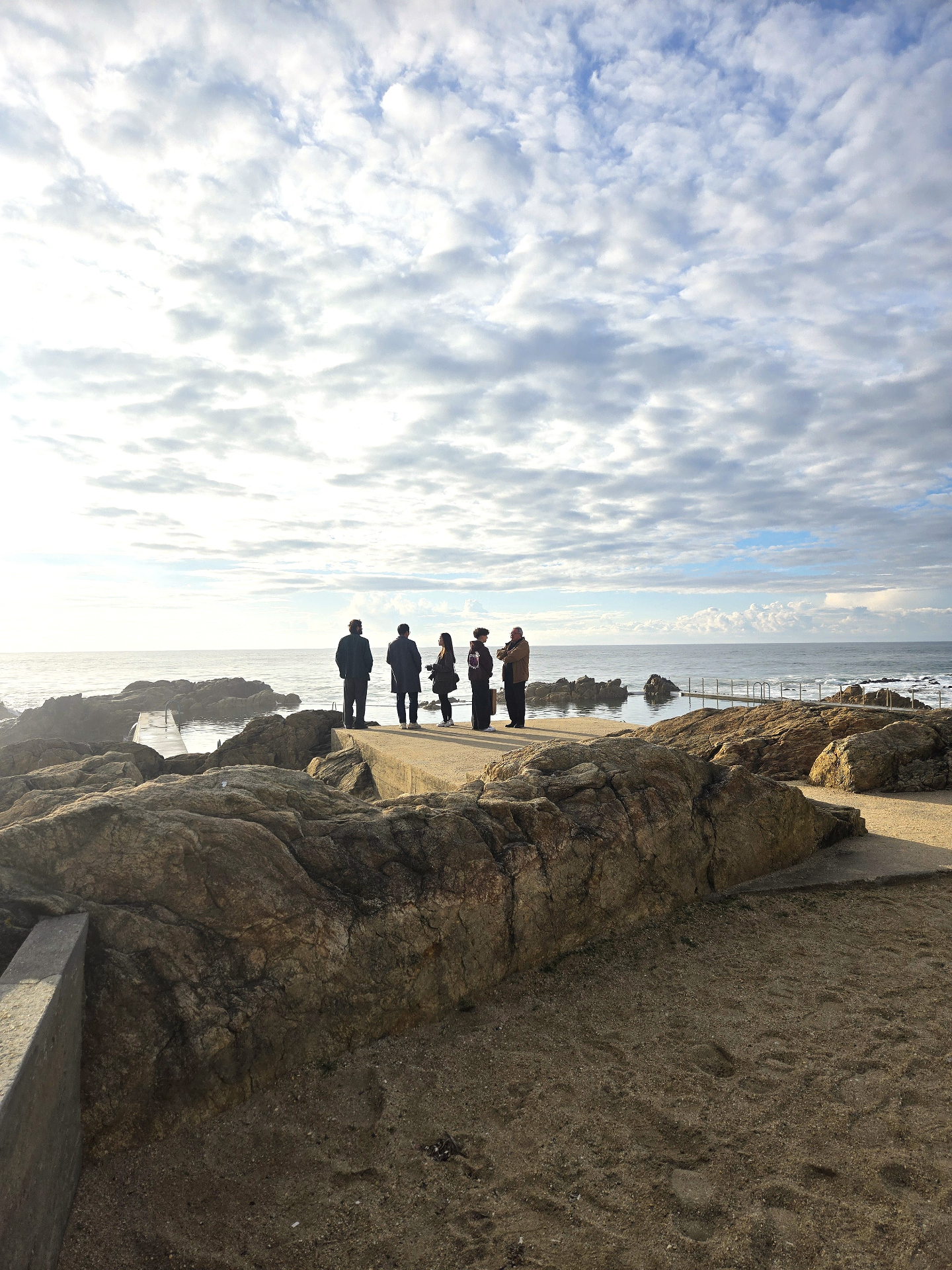 Piscina das Marés in Leça da Palmeira, the tidal sea pool designed by Portuguese architect Álvaro Siza Vieira